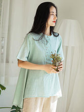 Loose Solid Color High-Low Casual T-Shirt